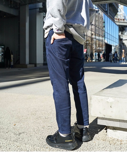 Blue Standard （ブルースタンダード）の「【BLUE STANDARD】ＦＬＯＷＴＥＣＨイージーパンツ　クロップド丈　ストレッチ素材　リラックス/ルームウェア/ワンマイルウェアにもおすすめ（その他パンツ・メンズ・ブルー/ブルー系その他/ワンウォッシュ・MEDIUM/X-LARGE/SMALL/LARGE）」の16枚目の写真