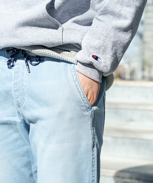 Blue Standard （ブルースタンダード）の「【BLUE STANDARD】ＦＬＯＷＴＥＣＨイージーパンツ　クロップド丈　ストレッチ素材　リラックス/ルームウェア/ワンマイルウェアにもおすすめ（その他パンツ・メンズ・ブルー/ブルー系その他/ワンウォッシュ・MEDIUM/X-LARGE/SMALL/LARGE）」の18枚目の写真