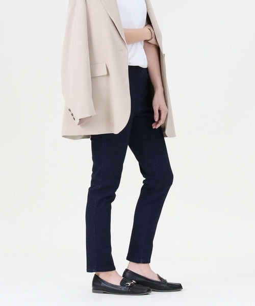 RAG MACHINE（ラグマシーン）の「【RAG MACHINE】「nobee」 楽伸びデニムテーパードパンツ（デニムパンツ・レディース・ダークインディゴブルー/ライトインディゴブルー/ノンウォッシュ・S/M/L）」の18枚目の写真