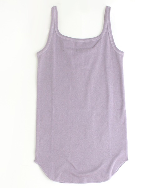 RNA-N（アールエヌエーエヌ）の「M1562 ナノファインフライスロングタンク（タンクトップ・レディース・ホワイト/ラベンダー/キャメル/チャコールグレー・MEDIUM）」の4枚目の写真