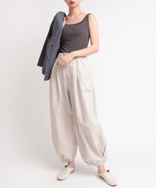 RNA-N（アールエヌエーエヌ）の「M1562 ナノファインフライスロングタンク（タンクトップ・レディース・ホワイト/ラベンダー/キャメル/チャコールグレー・MEDIUM）」の16枚目の写真