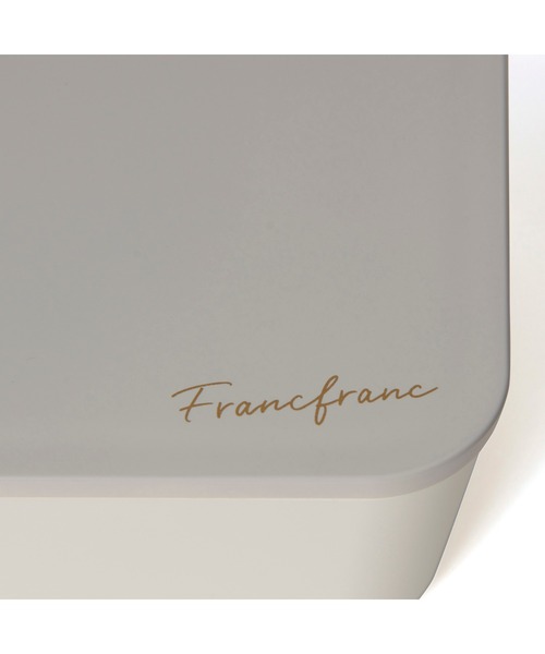 ロゴ ランチボックス 1段 ホワイト（キッチンツール）｜Francfranc