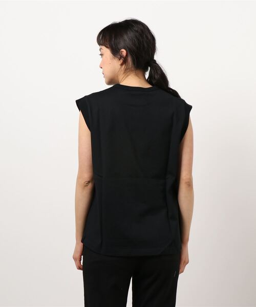 blanc basque（ブランバスク）の「【ＢＬＡＮＣ　ｂａｓｑｕｅ】スワイースワイ天竺＊ガーゼテープ（Tシャツ/カットソー・レディース・ホワイト/グレー/ブラック・FREE）」の5枚目の写真