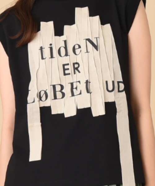 blanc basque（ブランバスク）の「【ＢＬＡＮＣ　ｂａｓｑｕｅ】スワイースワイ天竺＊ガーゼテープ（Tシャツ/カットソー・レディース・ホワイト/グレー/ブラック・FREE）」の21枚目の写真