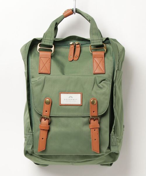 DOUGHNUT(ドーナッツ)の「【DOUGHUNT/ドーナツ】Macaroon/マカロン スクエアバッグパック(バックパック/リュック・レディース・ブラック/ライトブラウン/マスタード/カーキ/ネイビー/ブルー系その他/ブラック系その他/ベージュ系その他・FREE)」の1枚目の写真