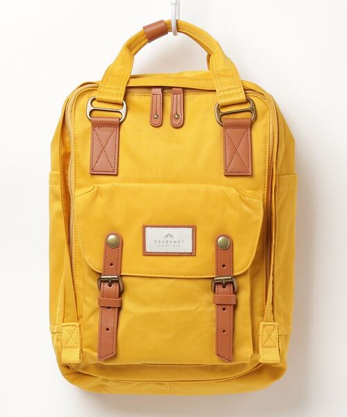 DOUGHNUT(ドーナッツ)の「【DOUGHUNT/ドーナツ】Macaroon/マカロン スクエアバッグパック(バックパック/リュック・レディース・ブラック/ライトブラウン/マスタード/カーキ/ネイビー/ブルー系その他/ブラック系その他/ベージュ系その他・FREE)」の8枚目の写真