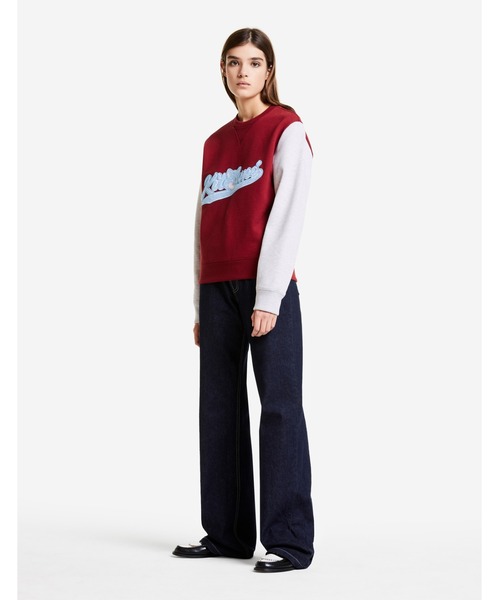 驚きの安さ Maison COLORBLOCK FOX Kitsune（メゾンキツネ）の「VARSITY トップス