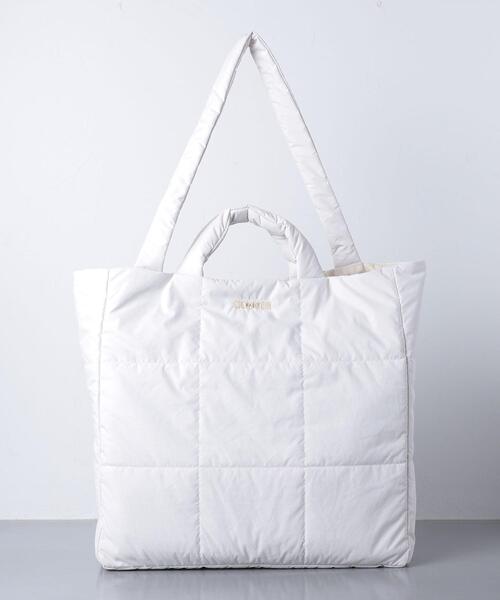 VALET/バレット(バレット)の「<VALET(バレット)> パディング トートバッグ(ショルダーバッグ・メンズ・ブラック/オフホワイト・FREE)」の2枚目の写真