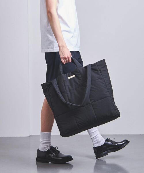 VALET/バレット(バレット)の「<VALET(バレット)> パディング トートバッグ(ショルダーバッグ・メンズ・ブラック/オフホワイト・FREE)」の1枚目の写真