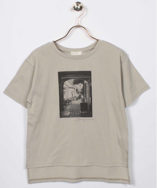 12Twelve Agenda(トゥエルブ アジェンダ)の「フォトプリントシャツ(Tシャツ/カットソー・レディース・ライトグレー/アイボリー・M)」の19枚目の写真