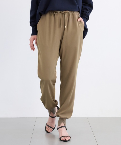 BARNYARDSTORM（バンヤードストーム）の「BARNYARDSTORM / ダブルクロスジョガーパンツ【名品】【『ネルソンさん』YouTubeご紹介アイテム】（その他パンツ・レディース・ベージュ/ネイビー/ブラック/カーキ/ライトブルー/モカ/ライトブラウン/チャコール/ホワイト/グレイッシュベージュ/ホワイト系その他2/ブラウン/キャメル/グリーン系その他7・1/0/00/2）」の20枚目の写真