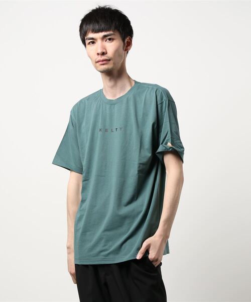 KELTY(ケルティ)の「【ZOZOTOWN限定】【KELTY/ケルティ】ユニセックスペナントロゴTee(Tシャツ/カットソー・メンズ・ホワイト/チャコールグレー/サックスブルー・M/L/XL/LARGE/X-LARGE/MEDIUM)」の1枚目の写真