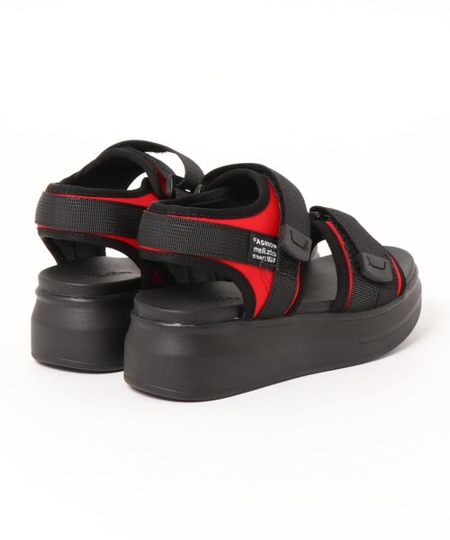 Anuenue(アヌエヌエ)の「スポーツサンダルレディース靴シューズ厚底スポーツサンダル(サンダル・レディース・ブラック/レッド・22.5cm/23.5cm/24.5cm/23.0cm/24.0cm/25.0cm/22.0cm)」の10枚目の写真