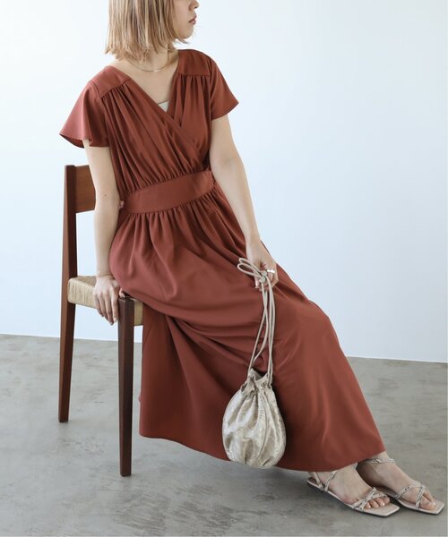 TYX レッド フレアスリーブ ワンピース TYX レッド フレアスリーブ ワンピース TYX レッド フレアスリーブ