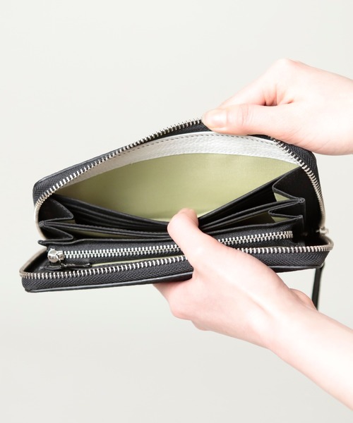 Creed（クリード）の「Creed×RattleTrap 別注エヌガモラウンドロングウォレット（財布・メンズ・ホワイト/ブラック・FREE）」の6枚目の写真