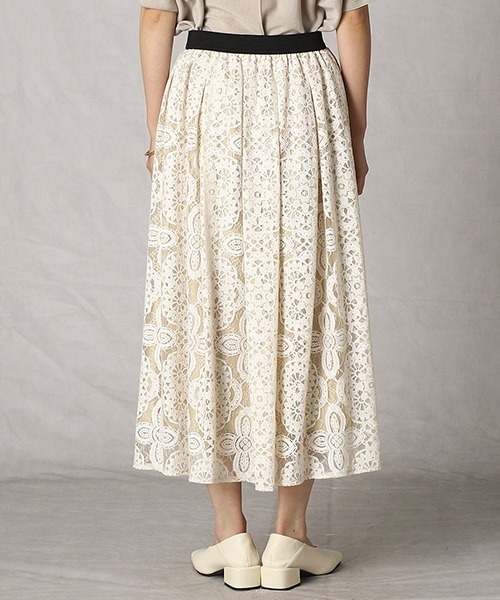 Comme Ca Mature(コムサマチュア)の「レーススカート(スカート・レディース・アイボリー/グレー・FREE)」の7枚目の写真