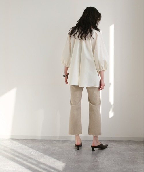 journal standard L'essage（ジャーナルスタンダードレサージュ）の「ギャザーボリュームブラウス（シャツ/ブラウス・レディース・ブラック/ホワイト・FREE）」の20枚目の写真