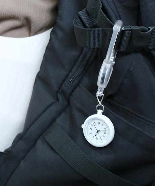 Deep Dyed(ディープダイ)の「販売終了〈Deep Dyed/ディープダイ〉Carabiner Reel Watch/カラビナリールウォッチ ルビナ(アナログ腕時計・メンズ・グレー/ブラック/ホワイト・ONE SIZE)」の8枚目の写真