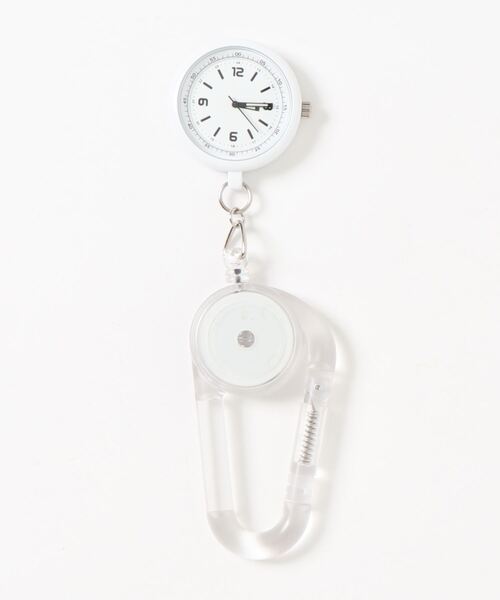 Deep Dyed(ディープダイ)の「販売終了〈Deep Dyed/ディープダイ〉Carabiner Reel Watch/カラビナリールウォッチ ルビナ(アナログ腕時計・メンズ・グレー/ブラック/ホワイト・ONE SIZE)」の9枚目の写真