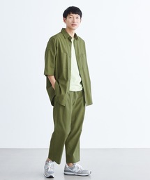 メンズのセットアップ グリーン カーキ 緑色系 リネン 麻 ファッション通販 Zozotown