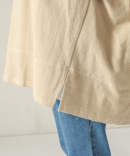 CAPRICIEUX LE'MAGE（カプリシューレマージュ）の「コットンステッチＶベスト（ベスト・レディース・ブラック/ベージュ・FREE）」の10枚目の写真