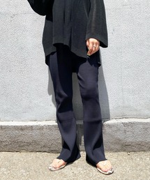 DouDou | ギャラクシーリブセミフレアパンツ(その他パンツ)