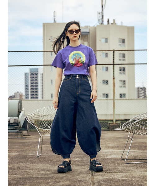PAMEO POSE（パメオポーズ）の「All Night Tshirts（Tシャツ/カットソー・レディース・ホワイト/ブラック/パープル・SMALL）」の13枚目の写真