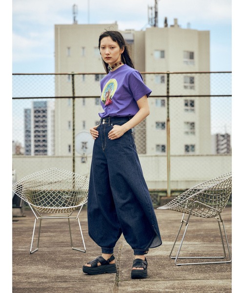 PAMEO POSE（パメオポーズ）の「All Night Tshirts（Tシャツ/カットソー・レディース・ホワイト/ブラック/パープル・SMALL）」の14枚目の写真