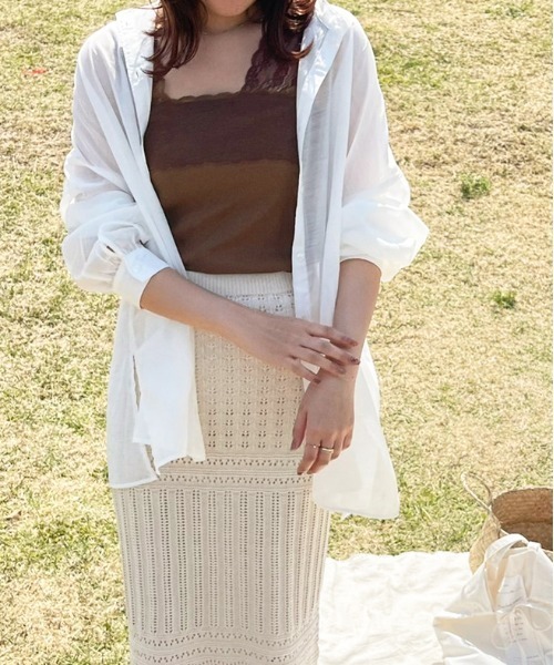 apres jour clair(アプレジュールクレア)の「【apres jour clair】clairフェミニンスタイル3点SET【ZOZOTOWN限定アイテム】(シャツ/ブラウス・レディース・ピンクベージュ/オフホワイト/ライトベージュ・X-LARGE/フリー)」の13枚目の写真