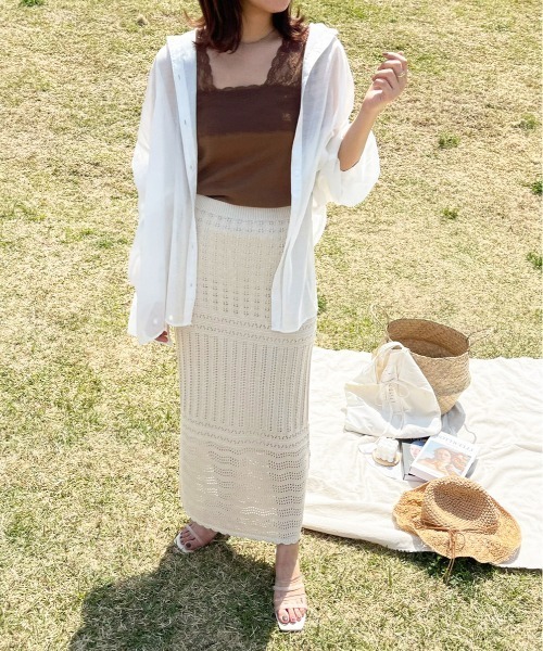 apres jour clair(アプレジュールクレア)の「【apres jour clair】clairフェミニンスタイル3点SET【ZOZOTOWN限定アイテム】(シャツ/ブラウス・レディース・ピンクベージュ/オフホワイト/ライトベージュ・X-LARGE/フリー)」の22枚目の写真