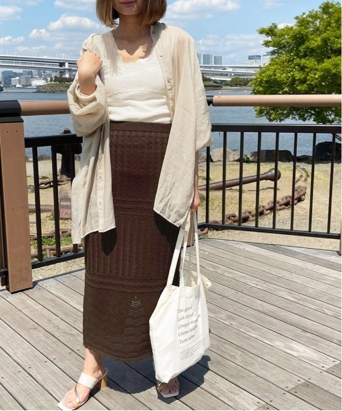 apres jour clair(アプレジュールクレア)の「【apres jour clair】clairフェミニンスタイル3点SET【ZOZOTOWN限定アイテム】(シャツ/ブラウス・レディース・ピンクベージュ/オフホワイト/ライトベージュ・X-LARGE/フリー)」の9枚目の写真