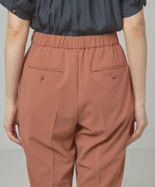 closet story(クローゼットストーリー)の「<closet story(クローゼットストーリー)>アジャスター テーパード パンツ -ウォッシャブル-(その他パンツ・レディース・ブラック/オレンジ系その他・FREE)」の8枚目の写真