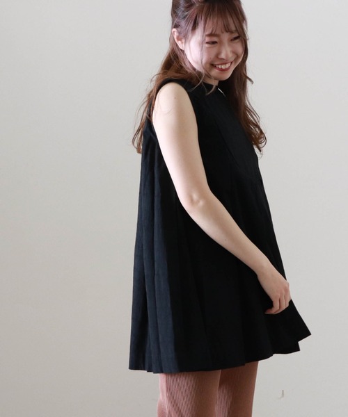 Cheek（チーク）の「パイピングタックフレアブラウス（シャツ/ブラウス・レディース・ホワイト/ブラック/イエロー・MEDIUM）」の8枚目の写真