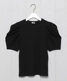 H　BEAUTY&YOUTH UNITED ARROWS | ＜H＞COTTON RIB TUCK SHORT SLEEVE T-SHIRT/Tシャツ∴(Tシャツ/カットソー)