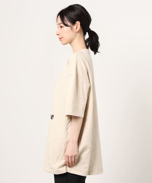 MIXTA（ミクスタ）の「MIXTA/ミクスタ　LIBERTY JUSTICE BIG TEE リバティージャスティスビッグティー（Tシャツ/カットソー・レディース・オートミール・XX-LARGE）」の2枚目の写真