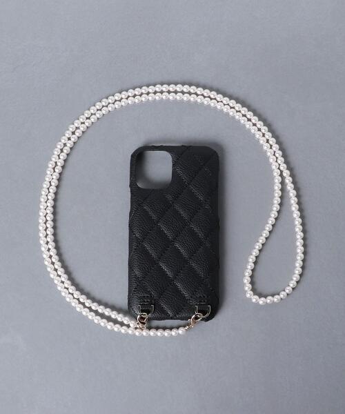 UNITED ARROWS（ユナイテッドアローズ）の「UWFM QLT 2WAY iPhone 11 Pro スマートフォンケース（スマホケース/カバー・レディース・ホワイト/ブラック・FREE）」の2枚目の写真