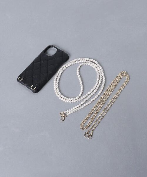 UNITED ARROWS（ユナイテッドアローズ）の「UWFM QLT 2WAY iPhone 11 Pro スマートフォンケース（スマホケース/カバー・レディース・ホワイト/ブラック・FREE）」の4枚目の写真