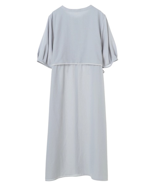 earth music&ecology(アースミュージックアンドエコロジー)の「【WEB限定】サイドリボンシャツワンピース *(ワンピース・レディース・ネイビー/オフホワイト/ブルー系その他5・FREE)」の15枚目の写真