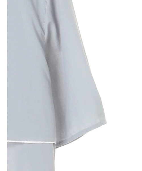 earth music&ecology(アースミュージックアンドエコロジー)の「【WEB限定】サイドリボンシャツワンピース *(ワンピース・レディース・ネイビー/オフホワイト/ブルー系その他5・FREE)」の17枚目の写真