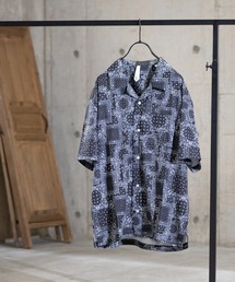 JOHN'S CLOSET | 【i】ポリ総柄オープンカラー半袖シャツ(シャツ/ブラウス)