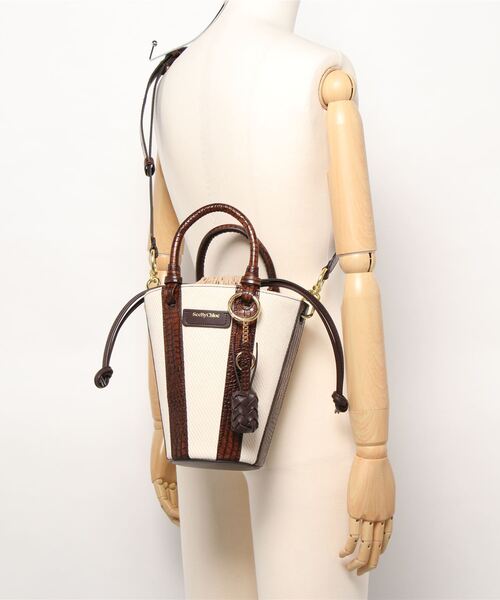 SEE BY CHLOE（シーバイクロエ）の「CECILYA / スモールトートバッグ　SMALL TOTE（ショルダーバッグ・レディース・ナチュラル・FREE）」の4枚目の写真