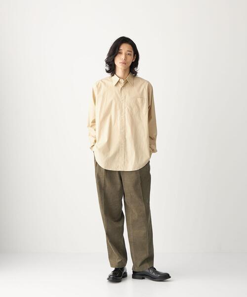 CITEN（シテン）の「＜CITEN（シテン）＞コーデュロイ 2プリーツ トラウザーズ パンツ（その他パンツ・メンズ・グレー/ナチュラル・M/L）」の12枚目の写真