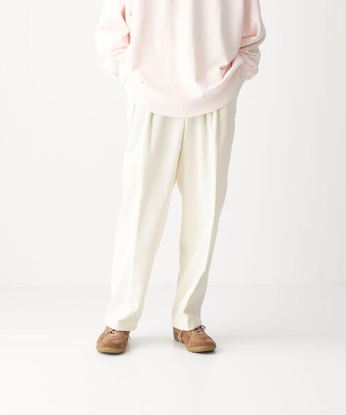 CITEN（シテン）の「＜CITEN（シテン）＞コーデュロイ 2プリーツ トラウザーズ パンツ（その他パンツ・メンズ・グレー/ナチュラル・M/L）」の8枚目の写真