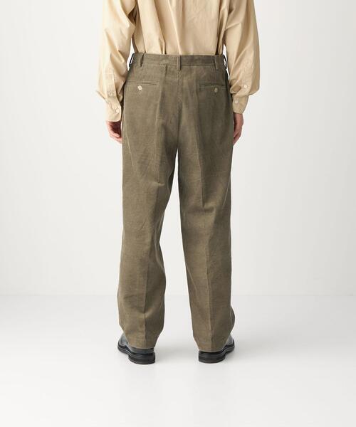 CITEN（シテン）の「＜CITEN（シテン）＞コーデュロイ 2プリーツ トラウザーズ パンツ（その他パンツ・メンズ・グレー/ナチュラル・M/L）」の13枚目の写真