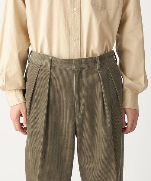 CITEN（シテン）の「＜CITEN（シテン）＞コーデュロイ 2プリーツ トラウザーズ パンツ（その他パンツ・メンズ・グレー/ナチュラル・M/L）」の18枚目の写真