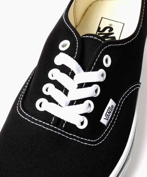 VANS（バンズ）の「VANS/ヴァンズ AUTHENTIC スニーカー　2026年春夏（スニーカー・メンズ・ブラック/ブラック×ホワイト・8/8h/9/9h/10）」の12枚目の写真