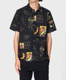 【希少】PS Paul Smith PS Dreamer デザインシャツ M 白 美品】ポールスミス PS PAUL SMITH Dreamer プリントシャツ