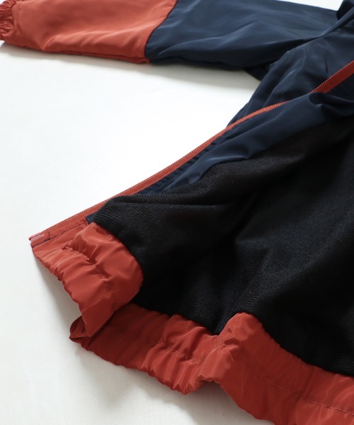 KRIFF MAYER Kid's Collection（クリフメイヤーキッズコレクション）の「レトスポJK（ナイロンジャケット・キッズ・ダークグレー/モカ/ネイビー・120/130/140/150/160/170）」の11枚目の写真