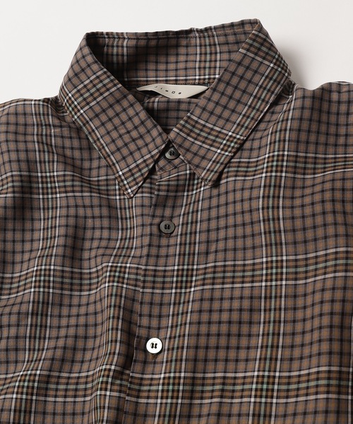 CHECK OVERSIZED SHIRT S/S