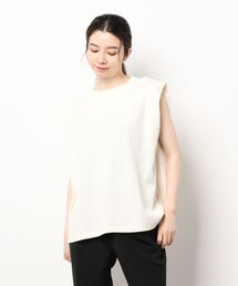 DAIS-Y | 肩タックノースリーブPLO(Tシャツ/カットソー)
